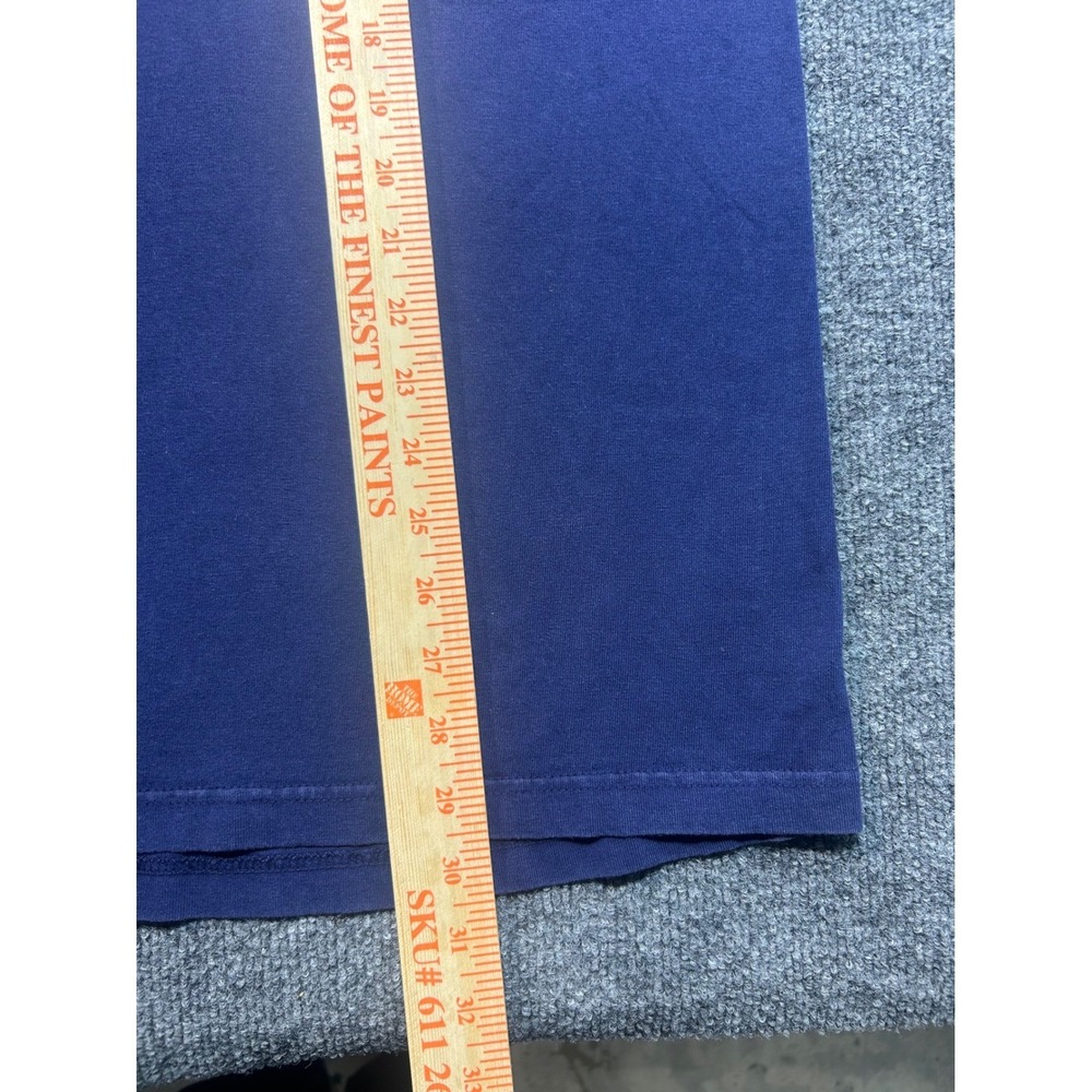 Vintage Speedo Mens Short Sleeve T-Shirt Navy Blue cotton Single Stitch Size L - Picture 9 of 16